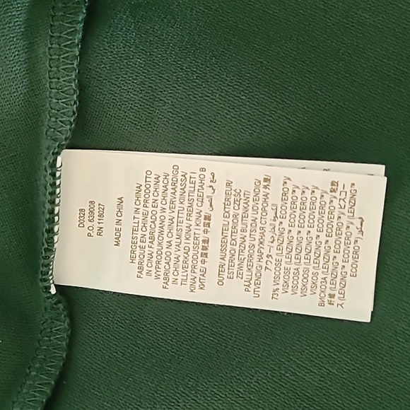 Boden Short Sleeve Jersey Midi Dress, size 10 Hunter Green - Picture 12 of 12